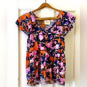 Maeve Flutter-Sleeve Tee